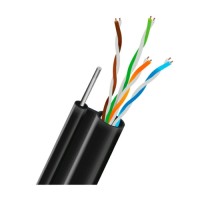 Кабель TriniX UTP CAT5E 0.51 CU LDPE зовнішній з самонесучим дротом (305м) Кабель TriniX UTP CAT5E 0.51 CU LDPE зовнішній з самонесучим дротом (305м)